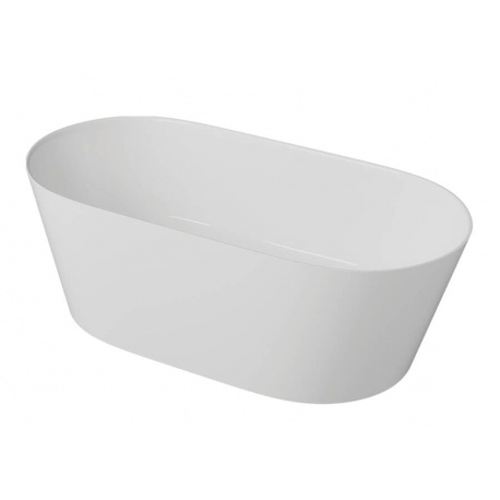 Emporia Nuvio voľnestojaca vaňa liaty mramor 158 x 78 cm