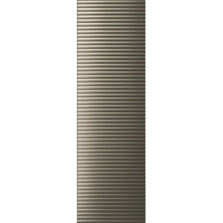Tubadzin Groove Metalic 1 STR obklad lesklý 29,8 x 7,8 cm