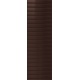Tubadzin Groove Brown 1 STR obklad lesklý 29,8 x 7,8 cm