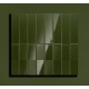 Tubadzin Groove Olive 2 STR obklad lesklý 29,8 x 7,8 cm