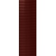Tubadzin Groove Burgundy 1 STR obklad lesklý 29,8 x 7,8 cm