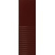 Tubadzin Groove Burgundy 2 STR obklad lesklý 29,8 x 7,8 cm