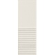 Tubadzin Groove White Sugar 2 STR obklad lesklý 29,8 x 7,8 cm