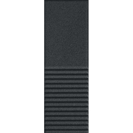Tubadzin Groove Graphite Sugar 2 STR obklad lesklý 29,8 x 7,8 cm