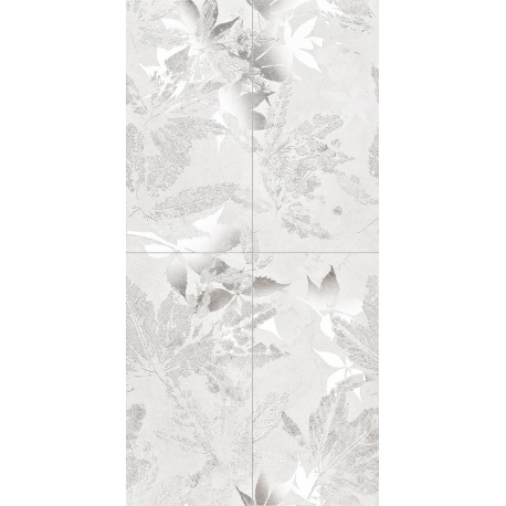 Domino EFEMERA Leaves dekor inserto matný lesklý rektifikovaný 119,8 x 59,8 cm