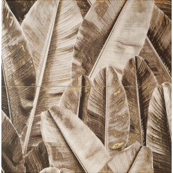 Domino Pietra Aurea Leaves dekor inserto 2 element 61,8 x 60,8 cm