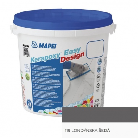 Mapei Kerapoxy Easy Design epoxidová škárovacia hmota 119 londýnska šedá 3 kg