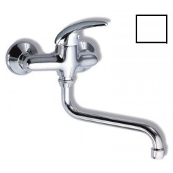 Novaservis Drezová umývadlová batéria 150 mm Metalia 55 biela-chróm