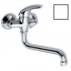 Novaservis Drezová umývadlová batéria 100 mm Metalia 55 biela-chróm