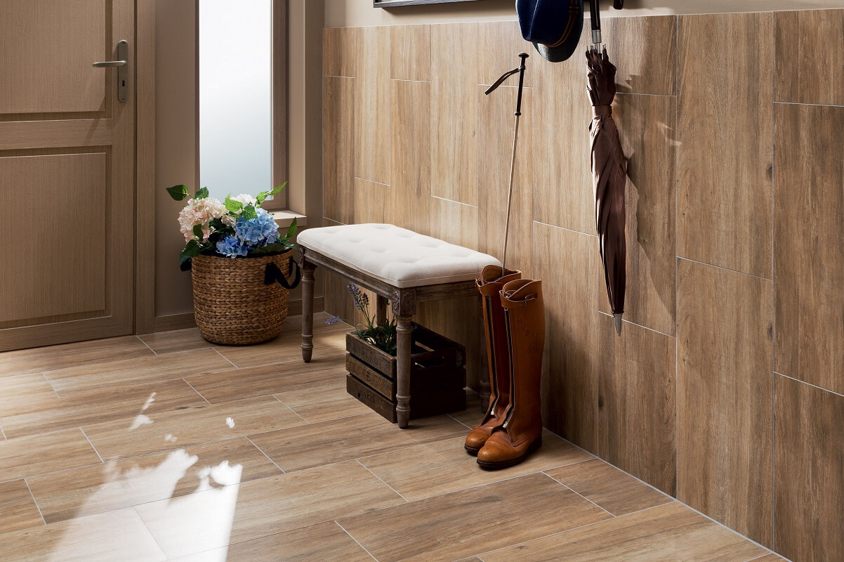 Dlažba Walnut Ceramika Domino.